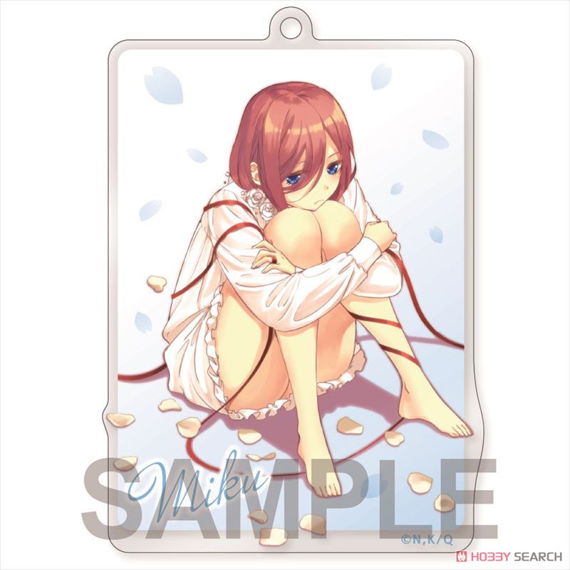 The Quintessential Quintuplets Acrylic Key Ring Miku (Anime Toy) Item picture2