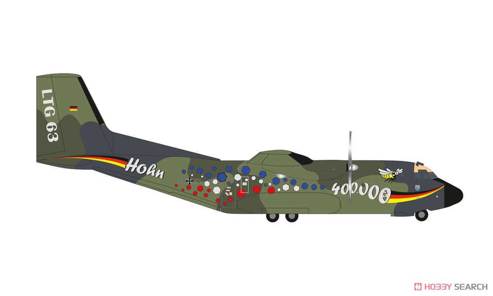 C-160 ドイツ空軍 LTG 63 50+72 40万飛行時間記念塗装 (完成品飛行機) その他の画像1