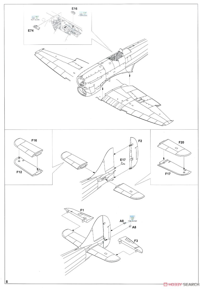 Tempest Mk.V Series 2 Weekend Edition (Plastic model) Assembly guide6