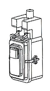 16番(HO) 圧力加減器用接触器 新型 (2個入り) (鉄道模型)