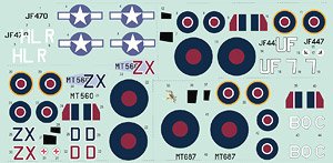 Spitfire Mk.VIII Over Europe (Decal)