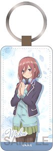 The Quintessential Quintuplets Leather Key Ring Miku (Anime Toy)