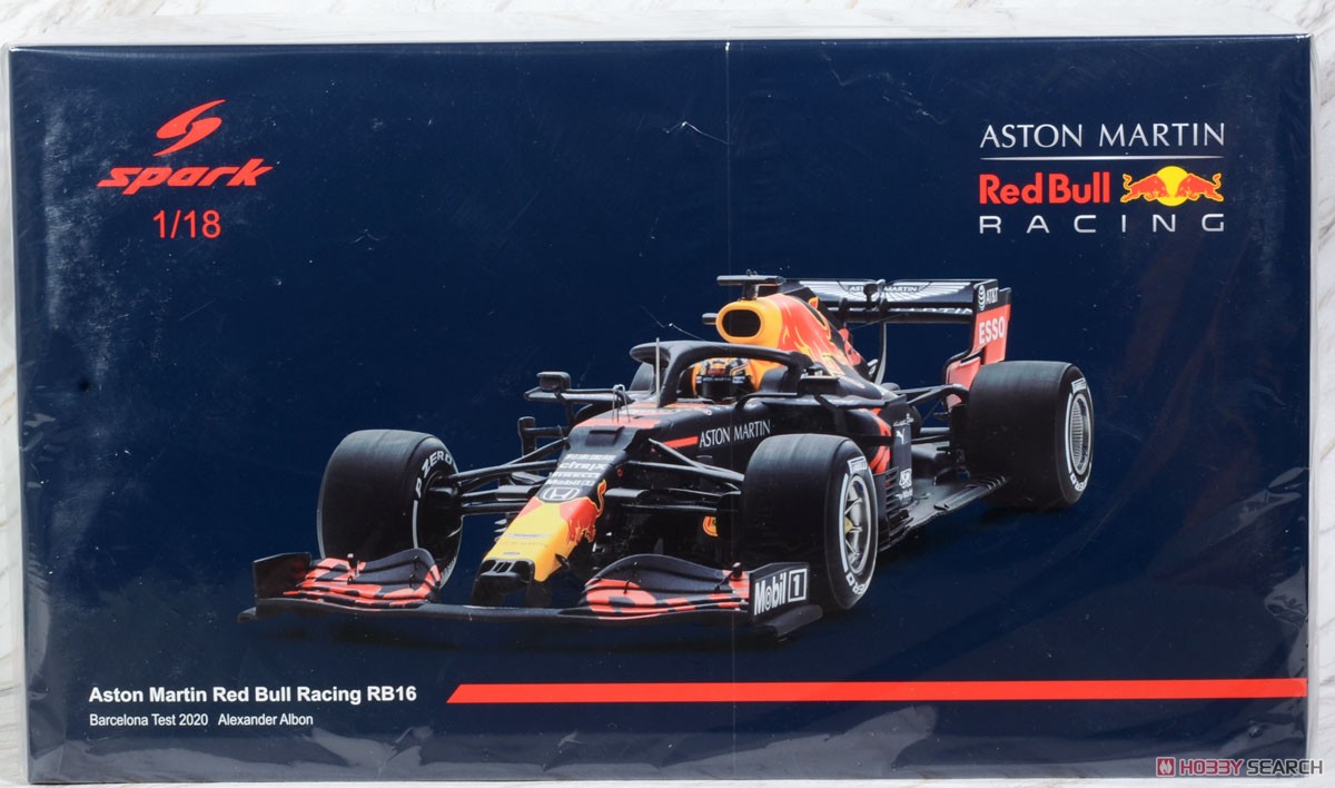 Aston Martin Red Bull Racing RB16 No.23 Red Bull Racing Barcelona Test 2020 Alexander Albon (ミニカー) パッケージ1