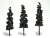 TR1562 Ready Made Realistic Trees 150mm Conifer Green (3 Pieces) (Model Train) Item picture1