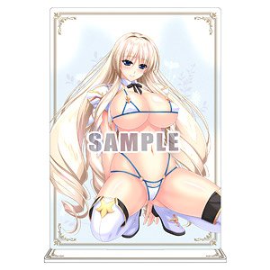 Unionism Quartet A3-Days Acrylic Mini Panel Bikini Work Silveria Ver. (Anime Toy)