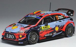 ヒュンダイ i20 クーペ WRC 2019年ラリー・カタルーニャ 優勝 #11 T.Neuville/N.Gilsoul (ミニカー)