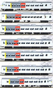 1/80(HO) Limited Express Series 185-200 `EXPRESS 185` Seven Car Set (Plastic Product) (7-Car Set) (Pre-Colored Completed) (Model Train)