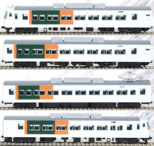1/80(HO) Limited Express Series 185-0 New Odoriko Color (Shonan Pattern) Standard Four Car Set (Plastic Product) (Basic 4-Car Set) (Pre-Colored Completed) (Model Train)