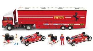 トランスポーターセット 1981年 スペインGP `Scuderia Ferrari` (ミニカー)