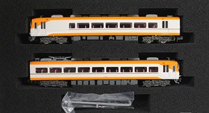 Kintetsu Series 16000 (w/Smoking Room, New Color) Standard Two Car Formation Set (w/Motor) (Basic 2-Car Set) (Pre-colored Completed) (Model Train)
