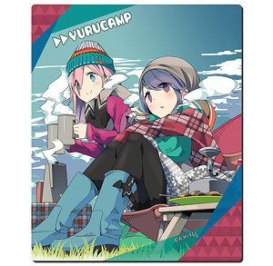 [Yurucamp] Rubber Mouse Pad Ver.2 Design 03 (Nadeshiko Kagamihara & Rin Shima/A) (Anime Toy)