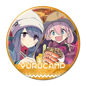 「ゆるキャン△」 缶バッジ デザイン09 (各務原なでしこ&志摩リン/B) (キャラクターグッズ)