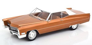 Cadillac DeVille with Softtop 1967 Goldbrown-metallic (Diecast Car)