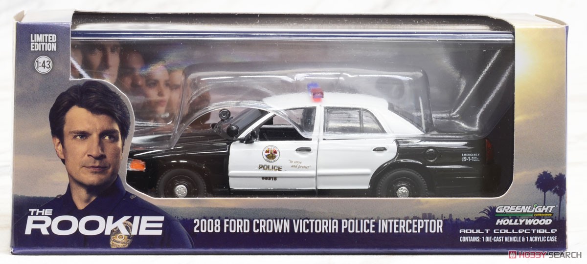 The Rookie (2018-Current TV Series) - 2008 Ford Crown Victoria Police Interceptor - LAPD (ミニカー) パッケージ1
