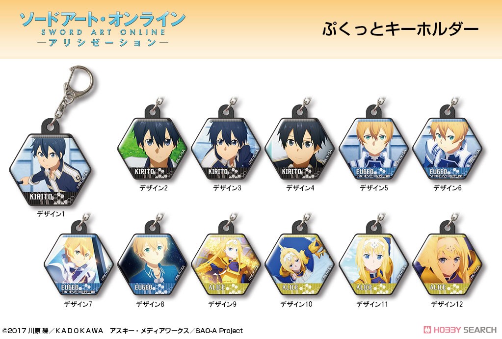 [Sword Art Online Alicization] Pukutto Key Ring Design 10 (Alice/B) (Anime Toy) Other picture1