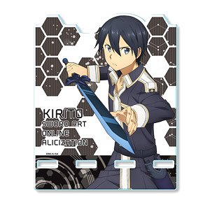 [Sword Art Online Alicization] Acrylic Smartphone Stand Design 01 (Kirito) (Anime Toy)