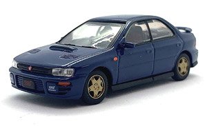 スバル インプレッサ WRX 1994 ブルー RHD (ミニカー)