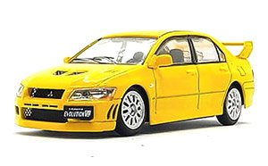 Mitsubishi Lancer Evolution VII Yellow RHD (Diecast Car)