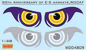 Republic of China Air Force 20th Anniversary of E-2 Hawkeye. ROCAF Part.1 (Decal)