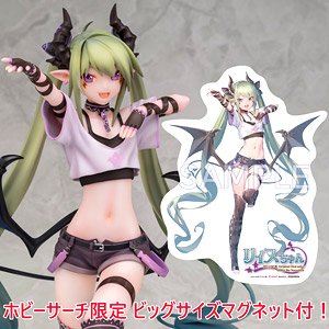 [w/Bonus Item] Deluxe River Original Illustration Liith-chan w/Hobby Search Big Character Magnet Illustrated by Deluxe River (PVC Figure)