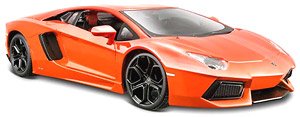 Lamborghini Aventador Coupe (MT Orange) (Diecast Car)