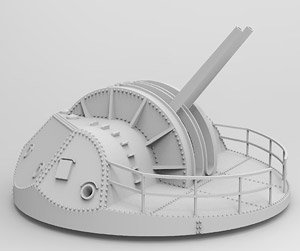 日・八九式127mm高角砲・A1改2砲架(空母用)・4基 (プラモデル)