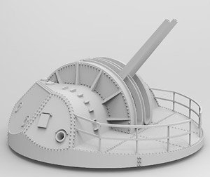 日・八九式127mm高角砲・A1改2砲架(空母用)・4基 (プラモデル)