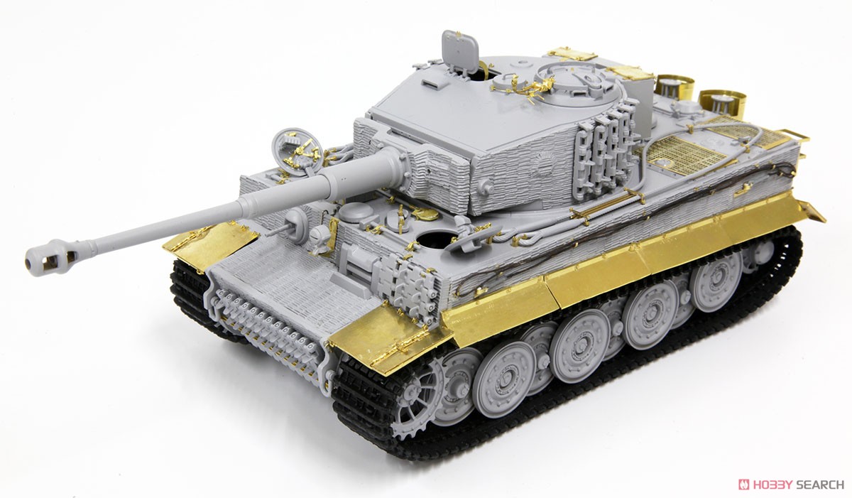 WW.II ドイツ軍 重戦車ティーガーI 後期生産型 w/ツィメリットコーティング ディテールアップパーツ付き (プラモデル) 商品画像1
