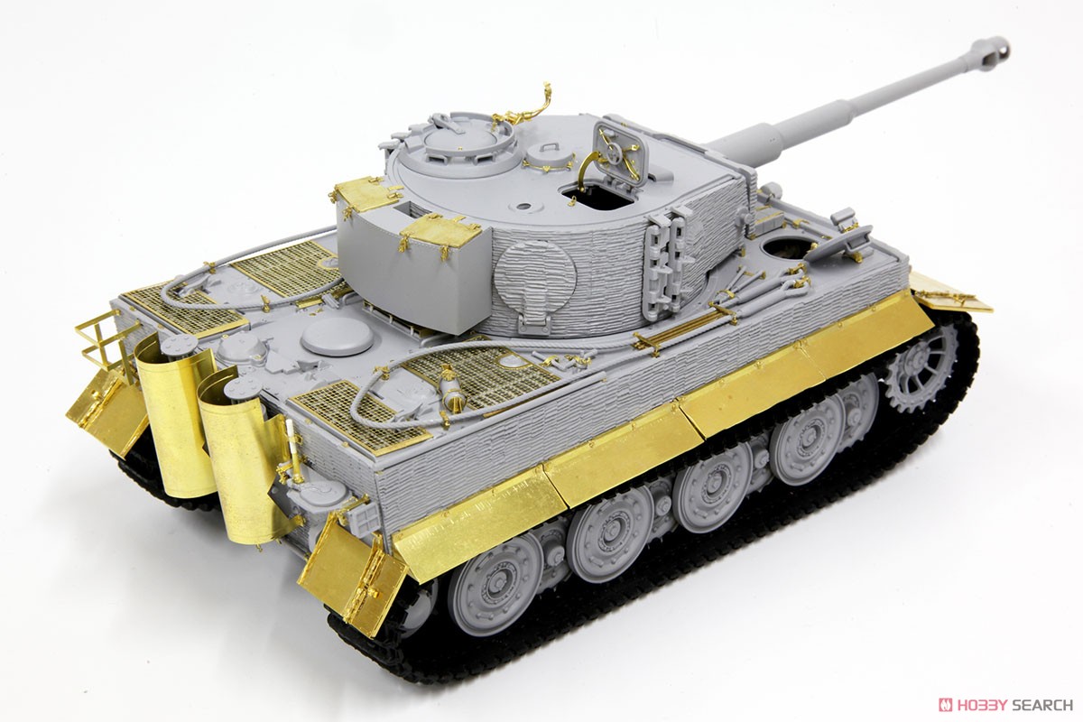 WW.II ドイツ軍 重戦車ティーガーI 後期生産型 w/ツィメリットコーティング ディテールアップパーツ付き (プラモデル) 商品画像3