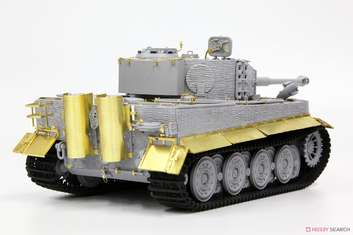 WW.II ドイツ軍 重戦車ティーガーI 後期生産型 w/ツィメリットコーティング ディテールアップパーツ付き (プラモデル) 商品画像7
