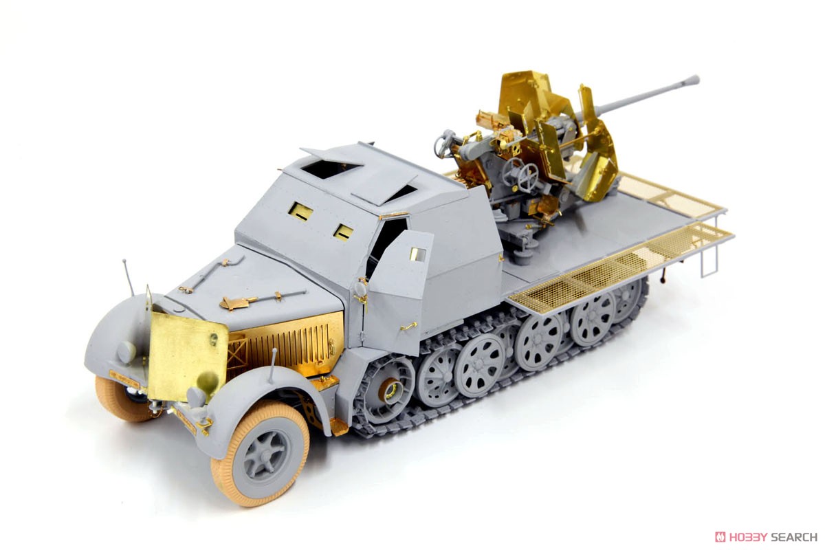 WW.II ドイツ軍 Sd.Kfz.7/2 8トンハーフトラック 装甲キャビン3.7cm Flak36/Flak37 搭載型 (2in1) エッチングパーツ付き特別商品 (プラモデル) 商品画像1