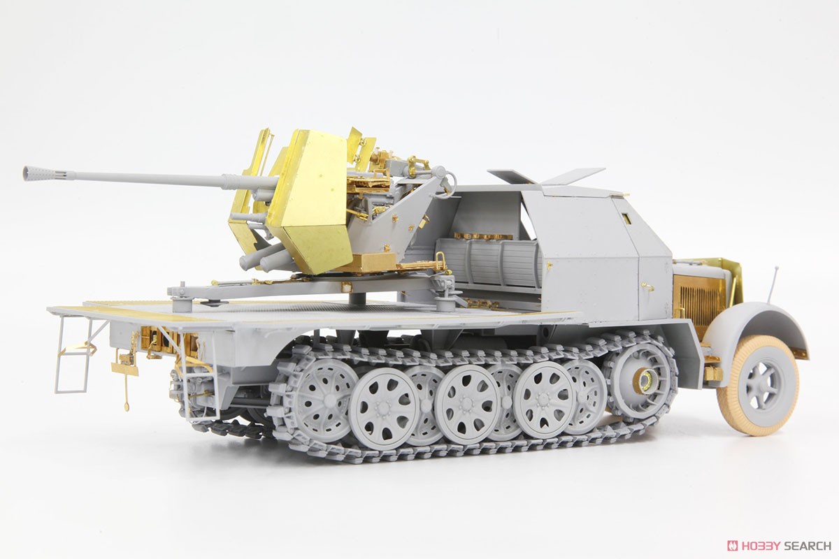 WW.II ドイツ軍 Sd.Kfz.7/2 8トンハーフトラック 装甲キャビン3.7cm Flak36/Flak37 搭載型 (2in1) エッチングパーツ付き特別商品 (プラモデル) 商品画像10