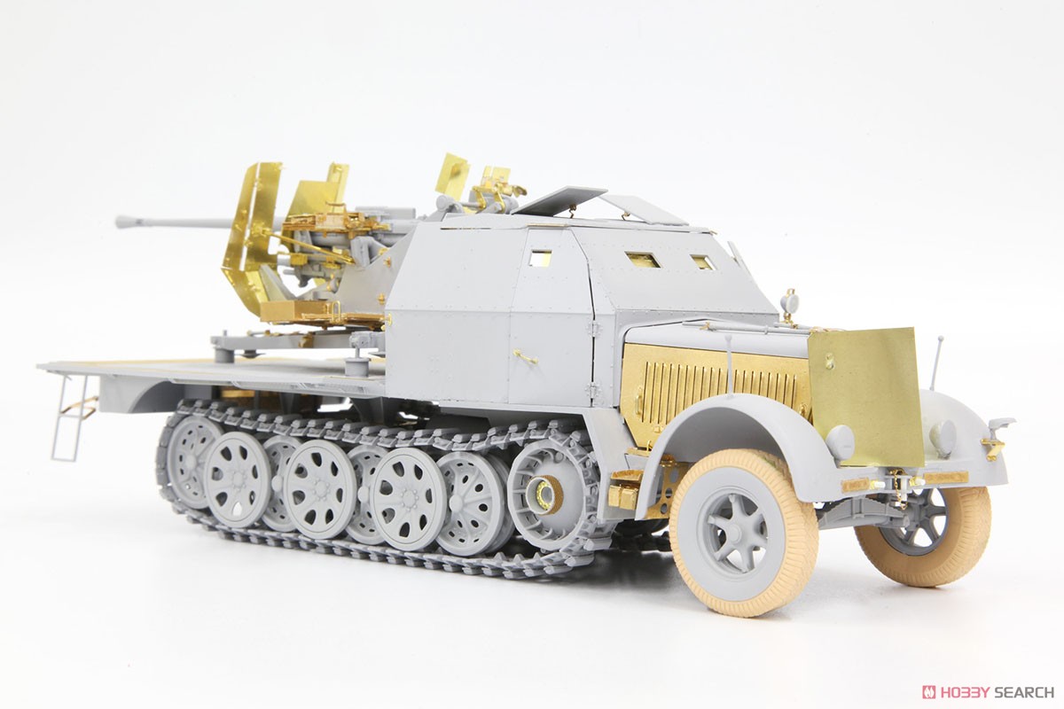 WW.II ドイツ軍 Sd.Kfz.7/2 8トンハーフトラック 装甲キャビン3.7cm Flak36/Flak37 搭載型 (2in1) エッチングパーツ付き特別商品 (プラモデル) 商品画像12