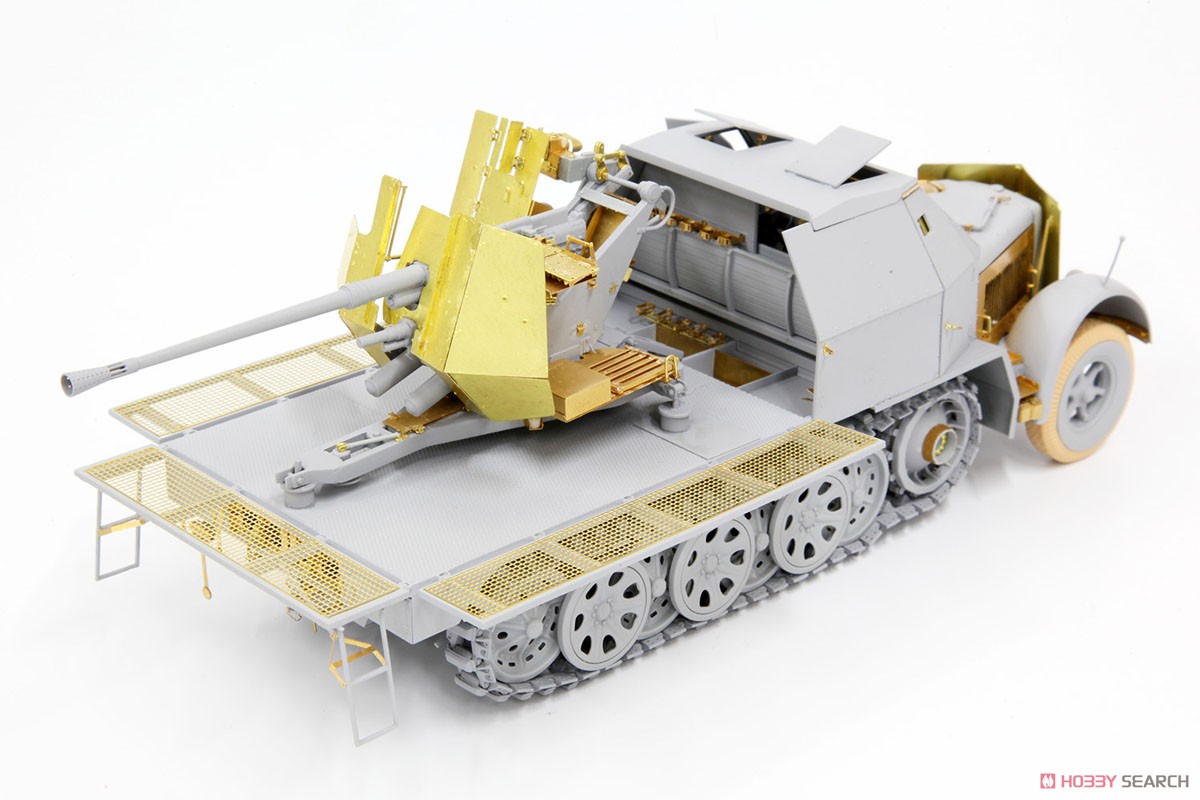 WW.II ドイツ軍 Sd.Kfz.7/2 8トンハーフトラック 装甲キャビン3.7cm Flak36/Flak37 搭載型 (2in1) エッチングパーツ付き特別商品 (プラモデル) 商品画像3