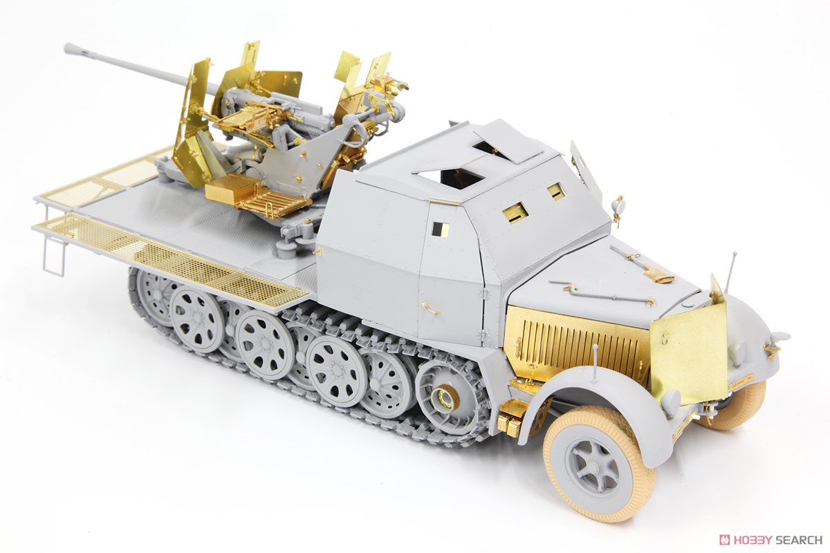 WW.II ドイツ軍 Sd.Kfz.7/2 8トンハーフトラック 装甲キャビン3.7cm Flak36/Flak37 搭載型 (2in1) エッチングパーツ付き特別商品 (プラモデル) 商品画像4