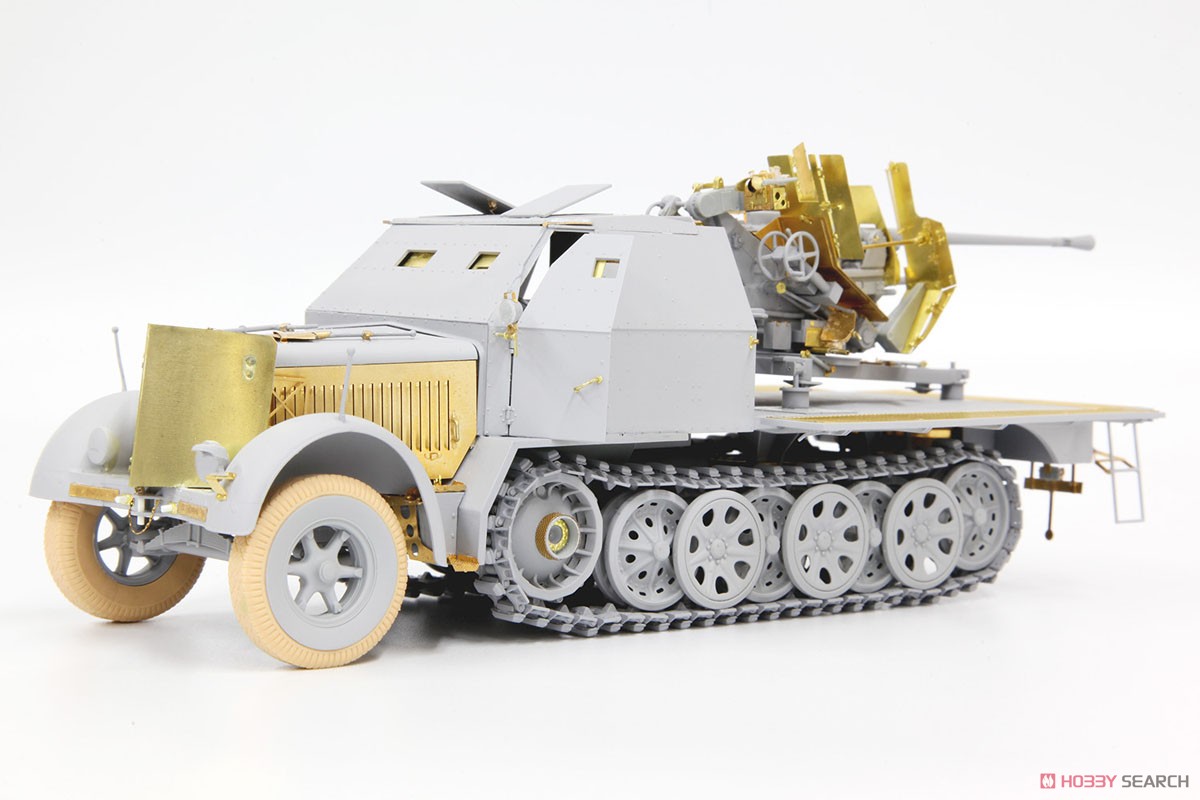 WW.II ドイツ軍 Sd.Kfz.7/2 8トンハーフトラック 装甲キャビン3.7cm Flak36/Flak37 搭載型 (2in1) エッチングパーツ付き特別商品 (プラモデル) 商品画像6