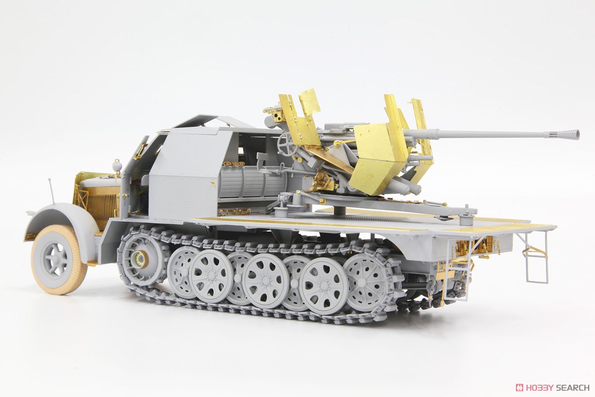 WW.II ドイツ軍 Sd.Kfz.7/2 8トンハーフトラック 装甲キャビン3.7cm Flak36/Flak37 搭載型 (2in1) エッチングパーツ付き特別商品 (プラモデル) 商品画像8