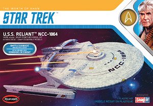 スタートレックII カーンの逆襲 U.S.S リライアント バトルダメージデカール付き (プラモデル)