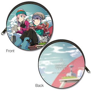 [Yurucamp] Circle Leather Case Ver.2 Design 02 (Nadeshiko Kagamihara & Rin Shima/B) (Anime Toy)