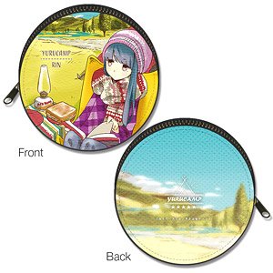 [Yurucamp] Circle Leather Case Ver.2 Design 04 (Rin Shima) (Anime Toy)