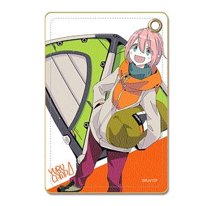[Yurucamp] Leather Pass Case Design 06 (Nadeshiko Kagamihara) (Anime Toy)