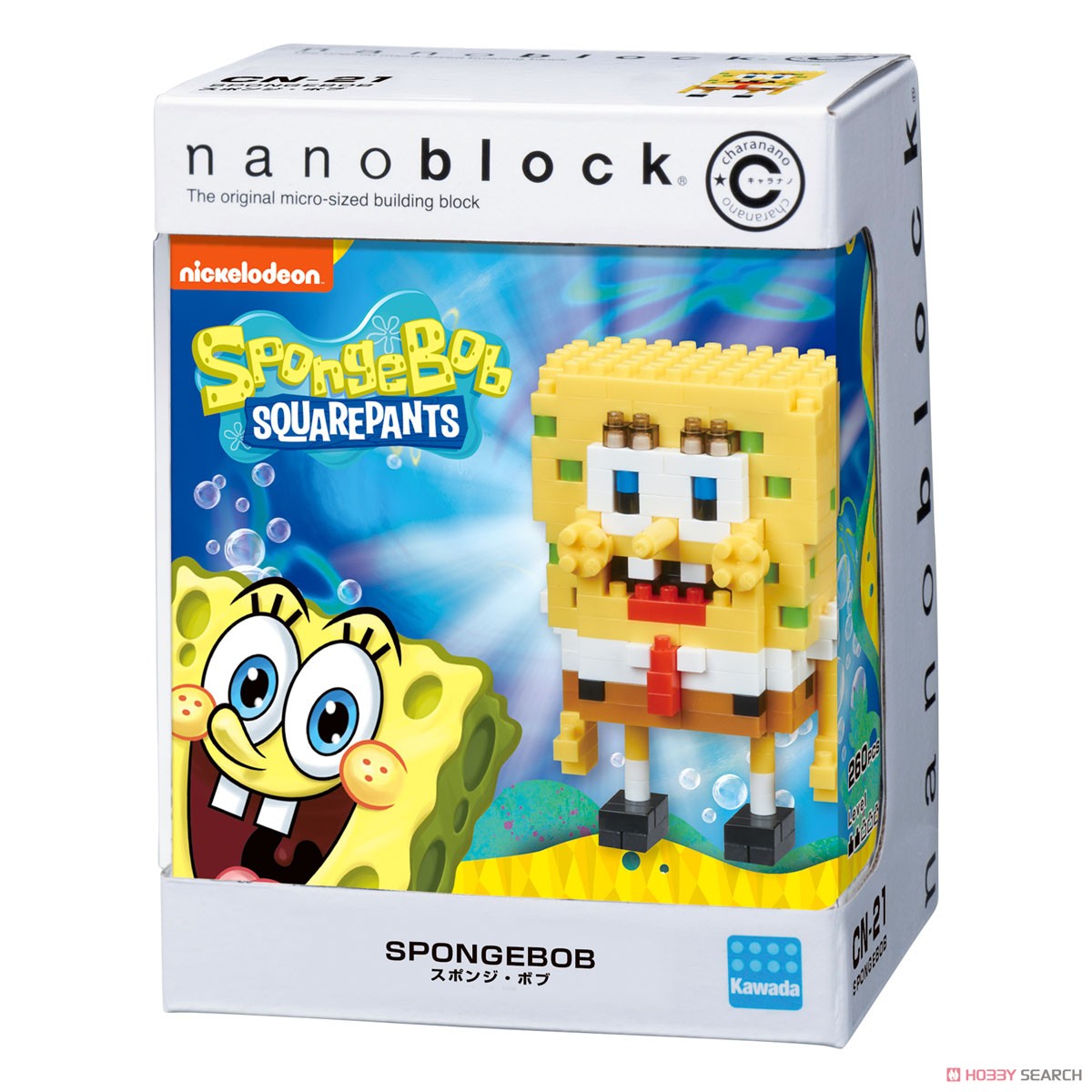 nanoblock キャラナノ スポンジ・ボブ (ブロック) パッケージ1