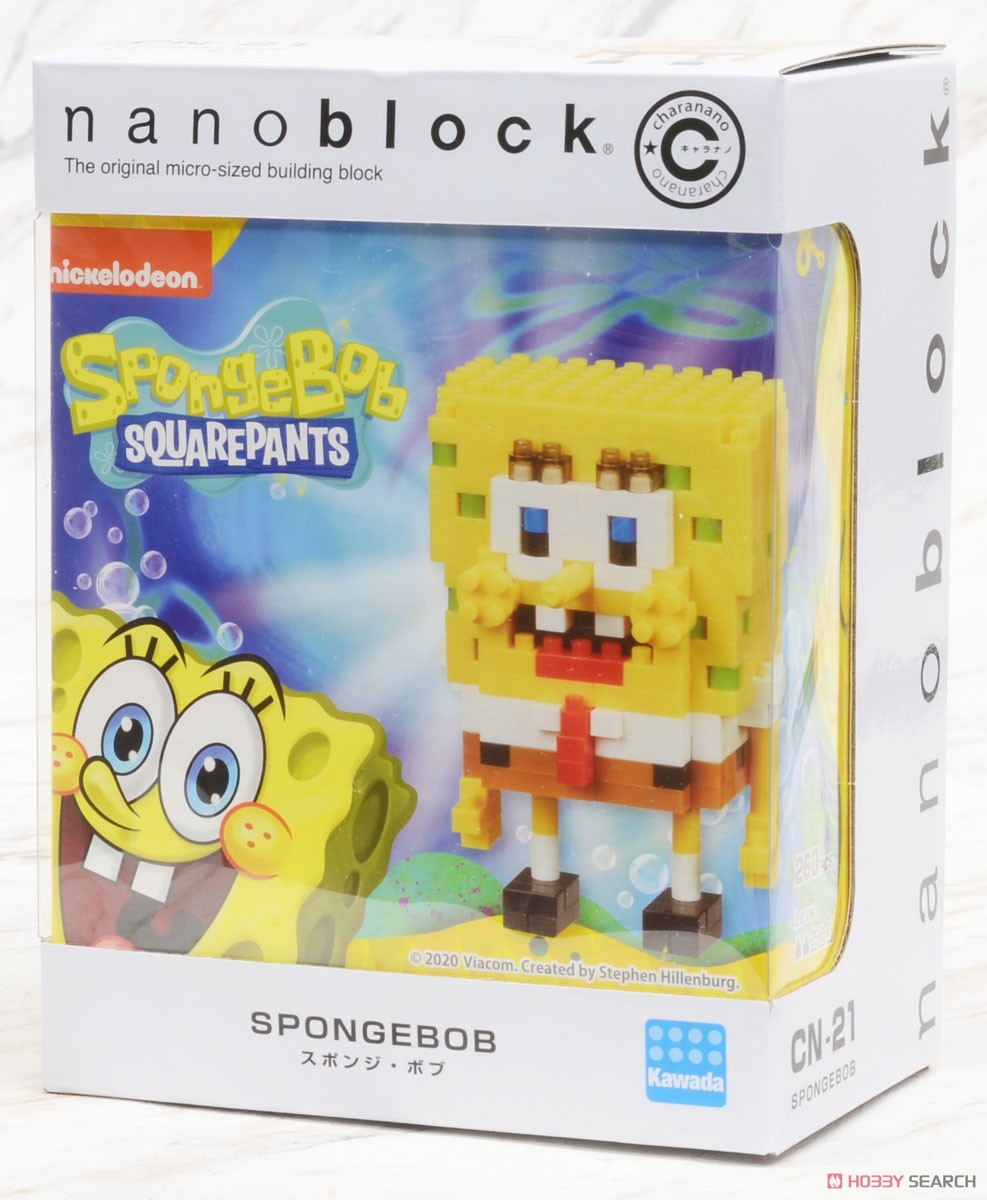 nanoblock キャラナノ スポンジ・ボブ (ブロック) パッケージ2