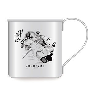 [Yurucamp] Stainless Mug Cup Design 02 (Rin Shima) (Anime Toy)