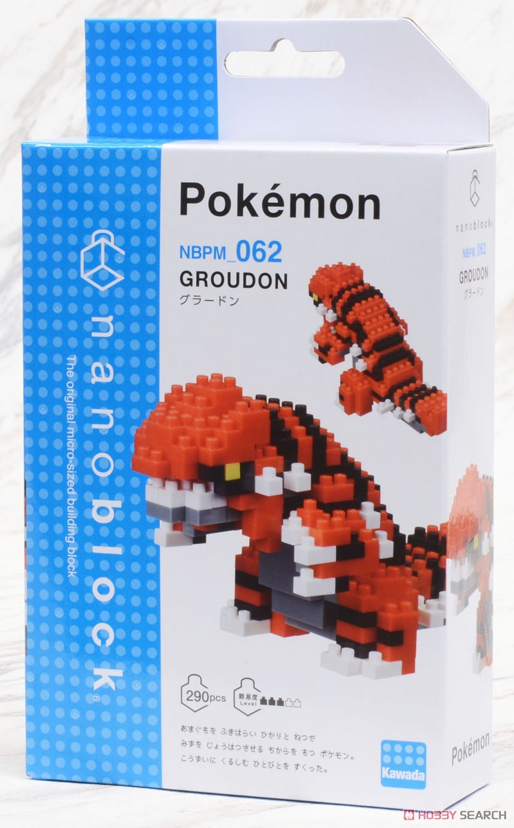 nanoblock Pokemon Groudon (Block Toy) Package2