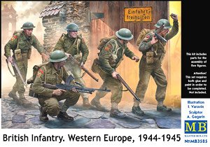 British Infantry. Western Europe. 1944-1945 (Plastic model)