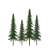 92027 (HO) HO Scale Scenic Spruce 4`` to 6`` (24 Pieces) (Model Train) Item picture1