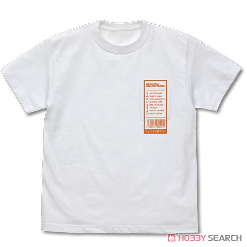 デジモンアドベンチャー： デジモン紋章 ポケットTシャツ WHITE S (キャラクターグッズ) 商品画像1