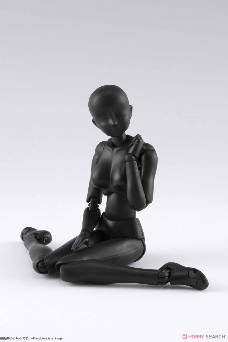 S.H.Figuarts Body-chan DX Set 2 (Solid Black Color Ver.) (Completed) Item picture1
