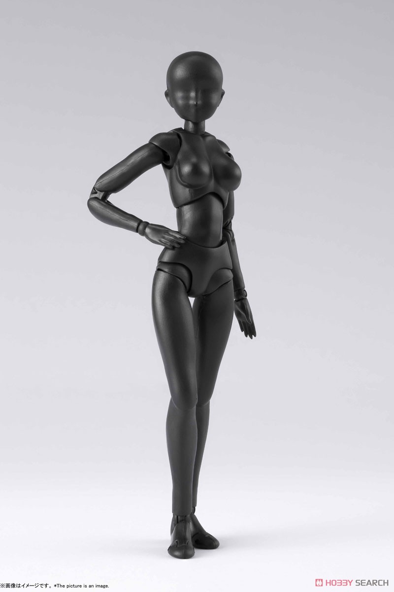 S.H.Figuarts Body-chan DX Set 2 (Solid Black Color Ver.) (Completed) Item picture2